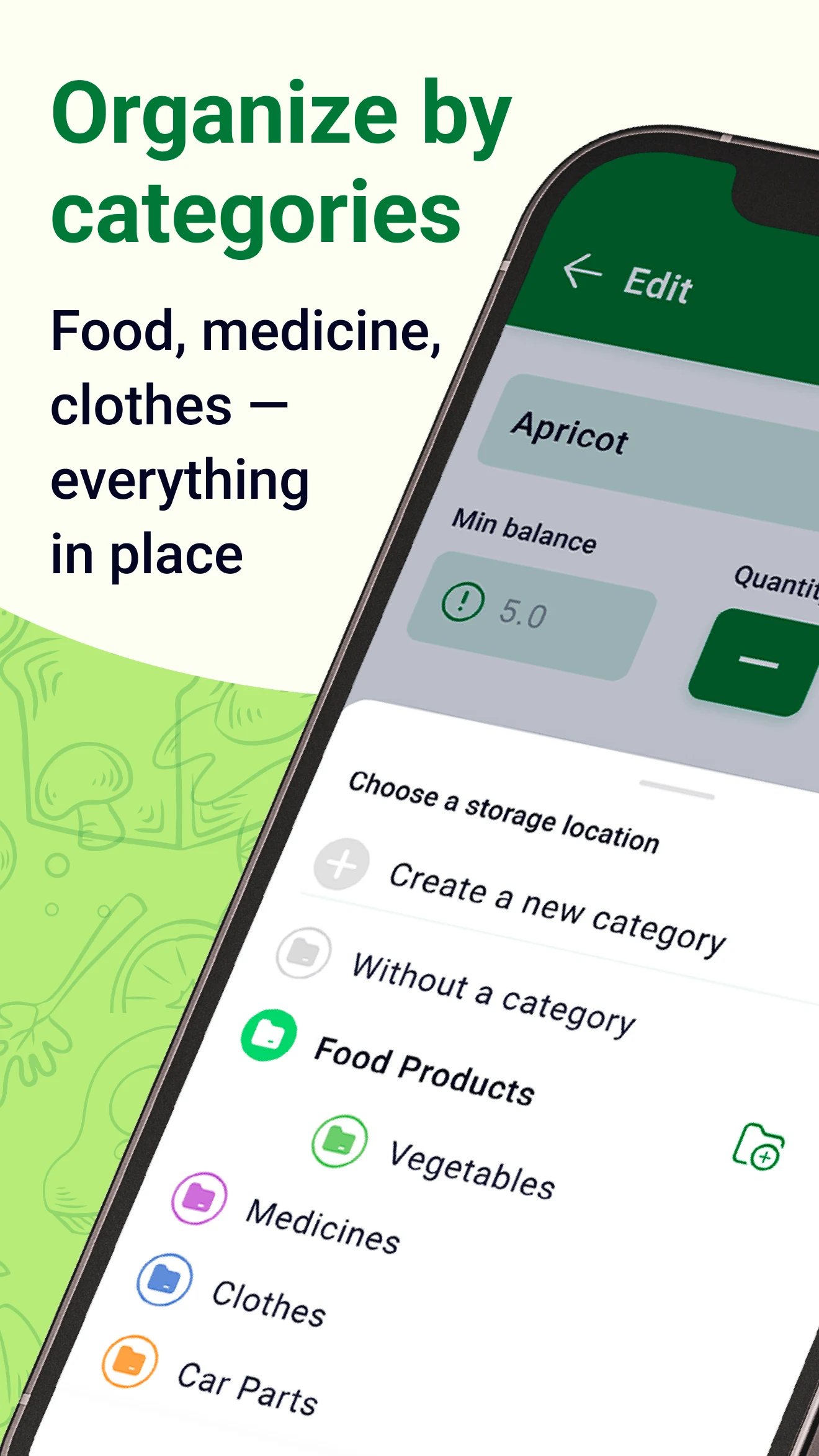 Home Inventory & Food: InvenDo screenshot